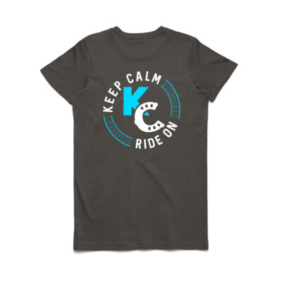 Keep Calm Ride On Back Print Thumbnail
